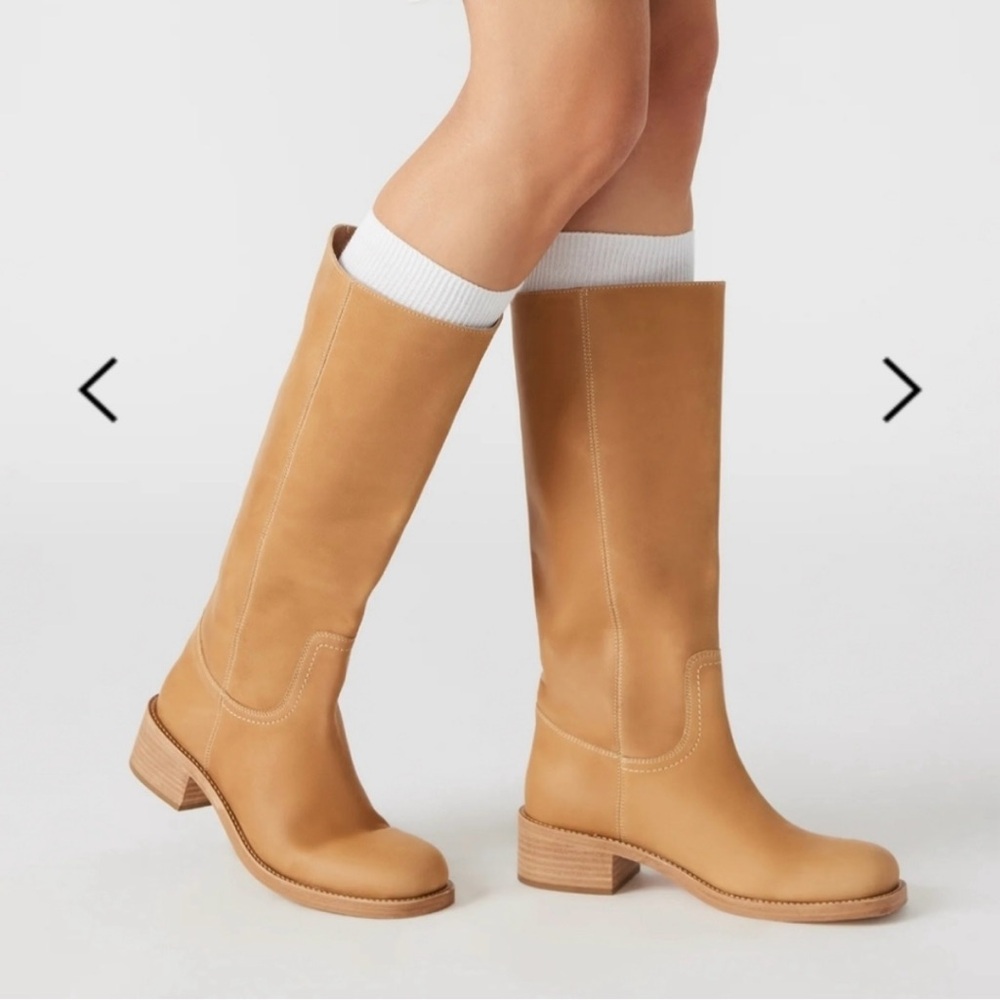 Steve Madden Riggs Banana Leather Boots